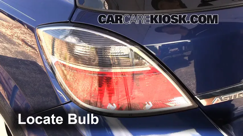 2008 Saturn Astra XR 1.8L 4 Cyl. (4 Door) Lights Reverse Light (replace bulb)